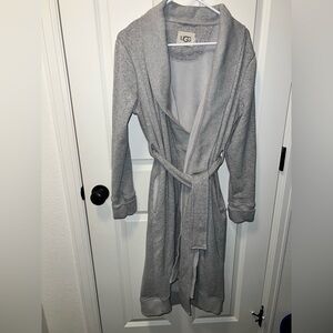 UGG Duffield Robe seal Heather Gray size Medium